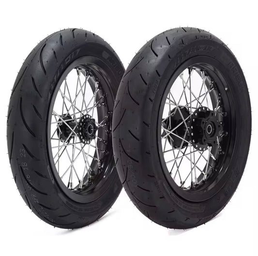 17 in) Supermoto wheel set for lbx/ultra bee(comes with 2)